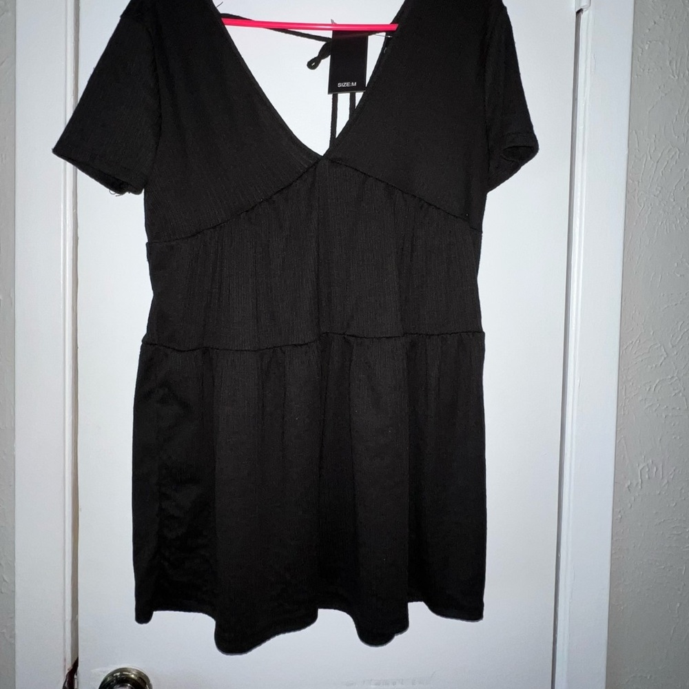 ‘Saints 21’ V-Neck Dress